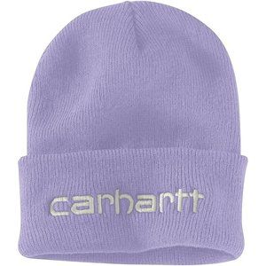 Carhartt Mens Knit Insulated Logo Graphic Cuffed Beanie